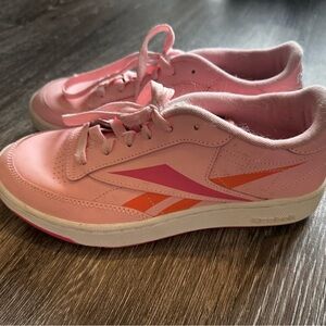 Reebok Women's Pink Club Sneakers, 6.5